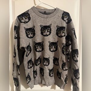 Super Cute Cat Wool-blend Sweater 🐈‍⬛